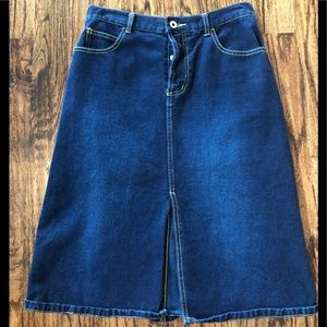 Vintage Denim Skirt Sz. 7